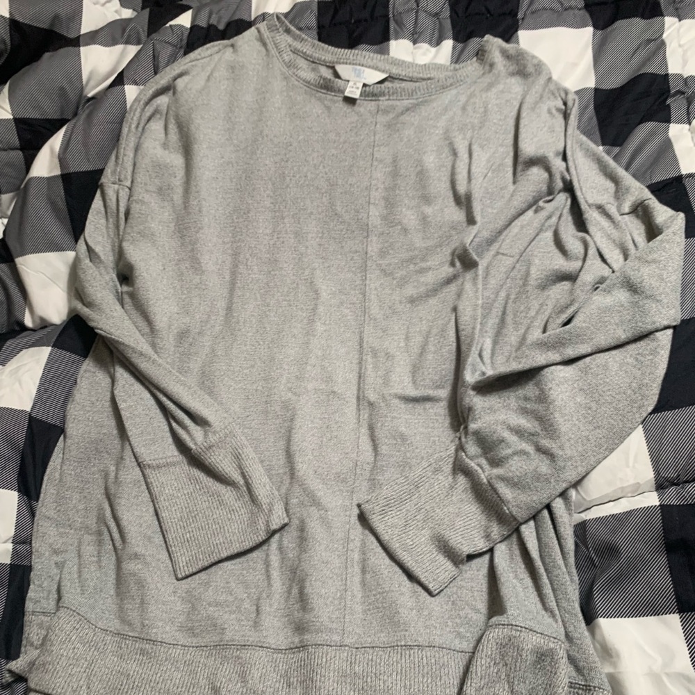 🍃2/$12 Gray Ultra soft Tunic